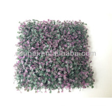 2015 tapis de buis artificiel violet haie en plastique pour décor de jardin